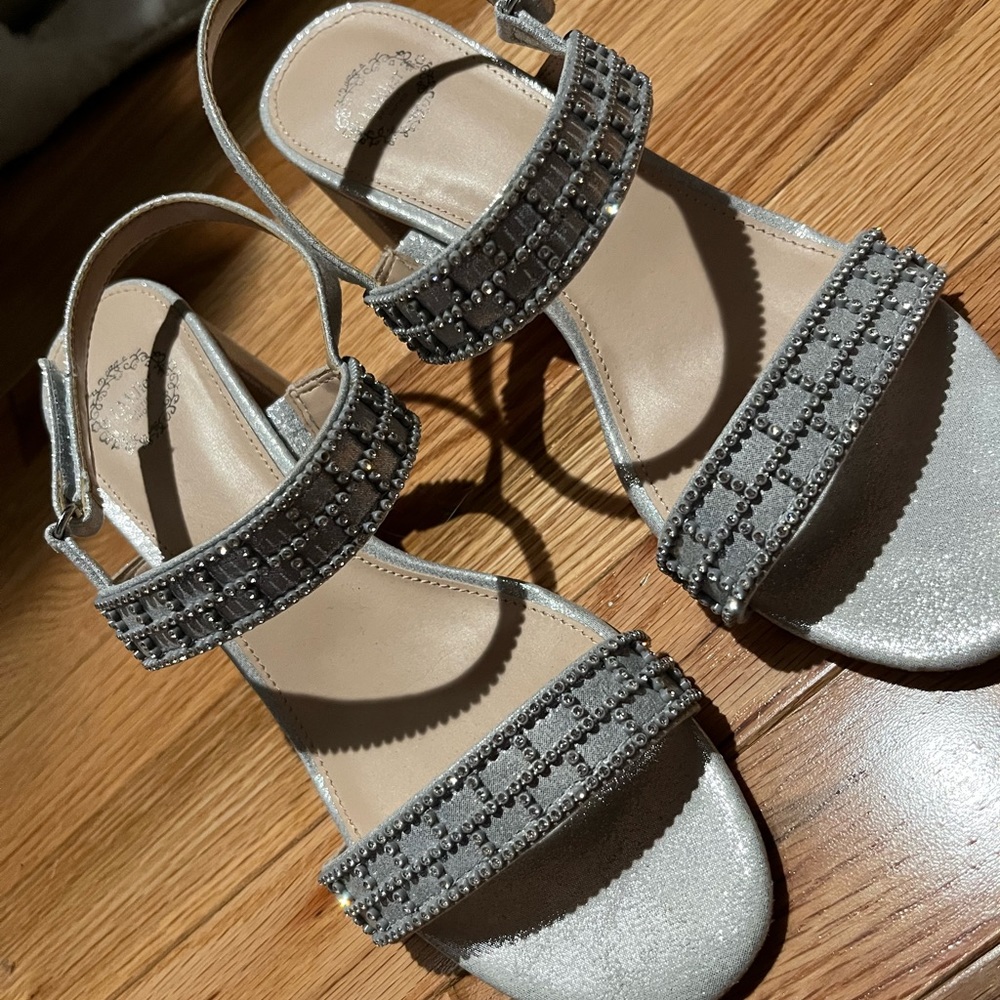 Silver heels